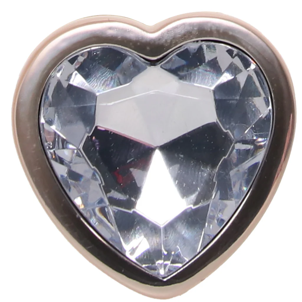 Booty Bling Gold Metal Jewelled Butt Plug in Medium - Image 5