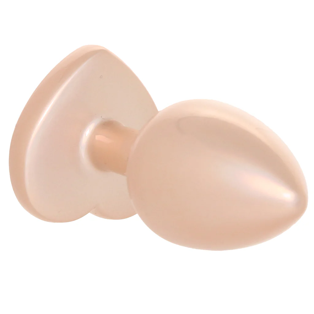Booty Bling Gold Metal Jewelled Butt Plug in Small - Image 2