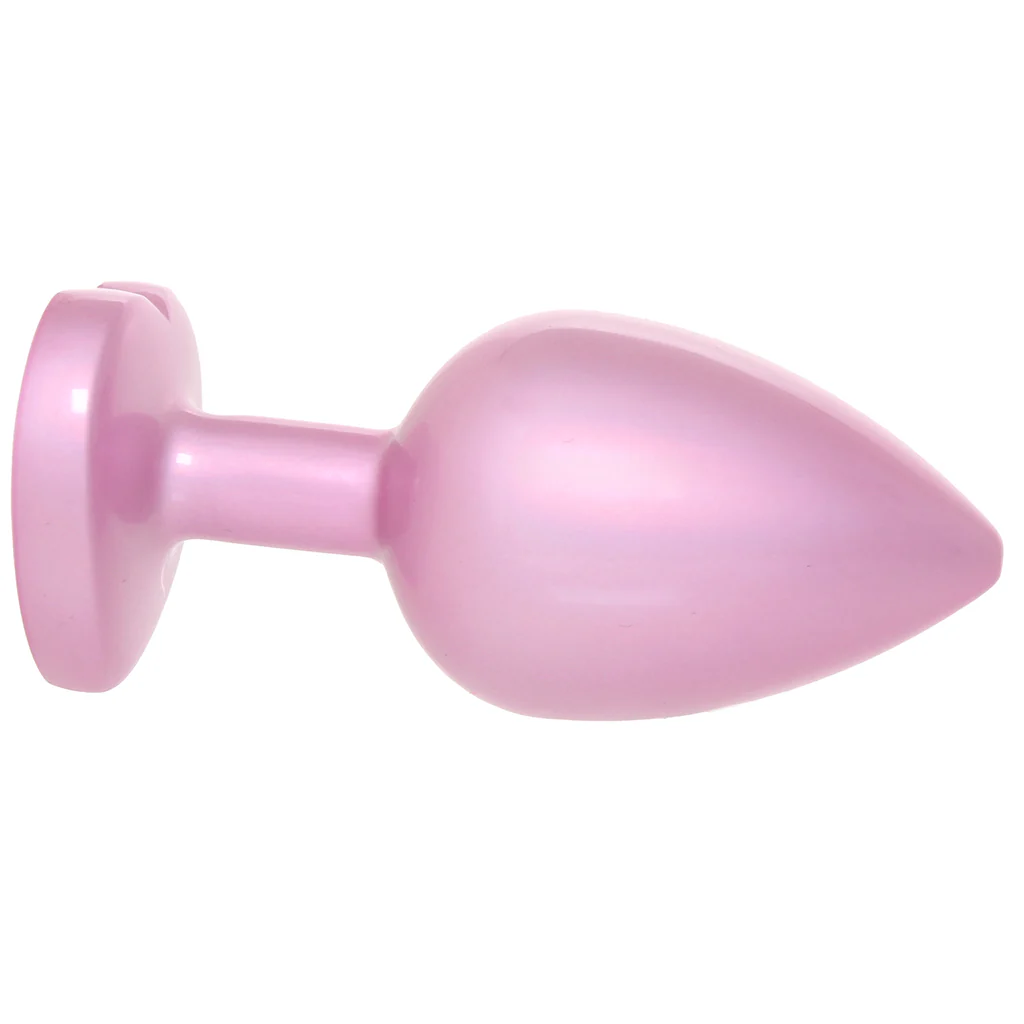 Booty Bling Pink Metal Jewelled Butt Plug in Large - Image 8