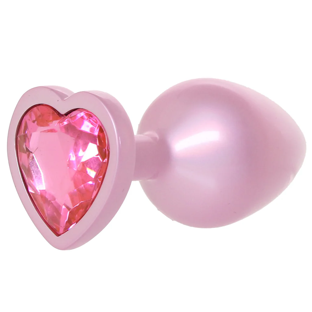 Booty Bling Pink Metal Jewelled Butt Plug in Medium - Image 7