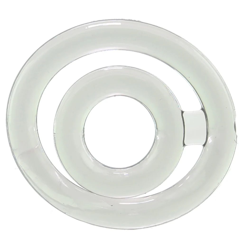 Bullseye Double Loop Cock Ring in Smoke - Image 5