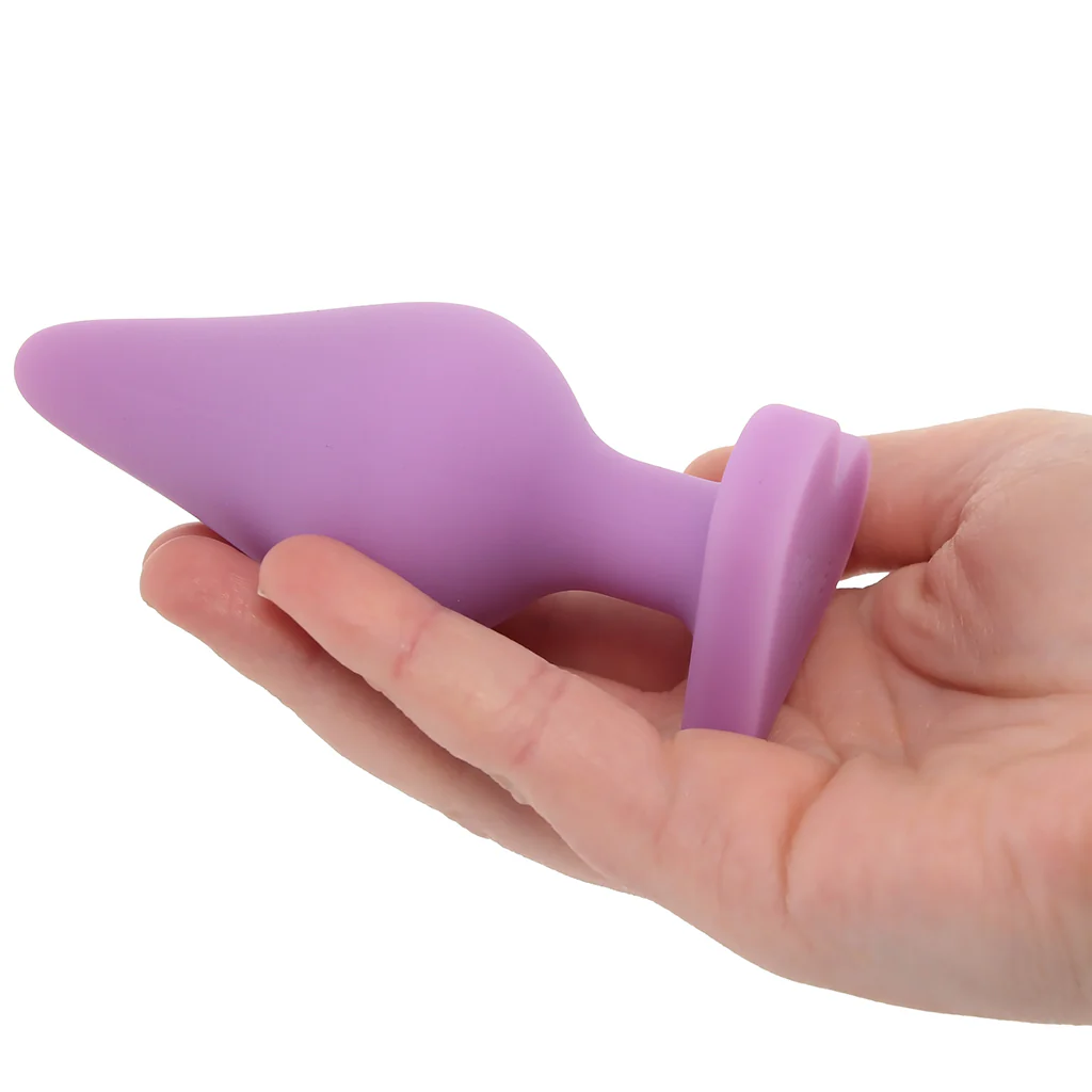 Candy Hearts F**k Me Medium Butt Plug in Purple - Image 4