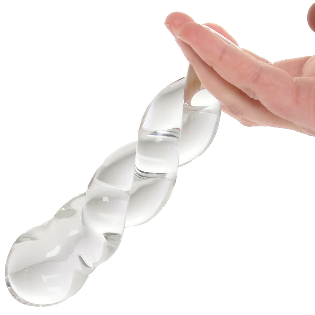 Clarity Seraphic Braid Glass Dildo - Image 4