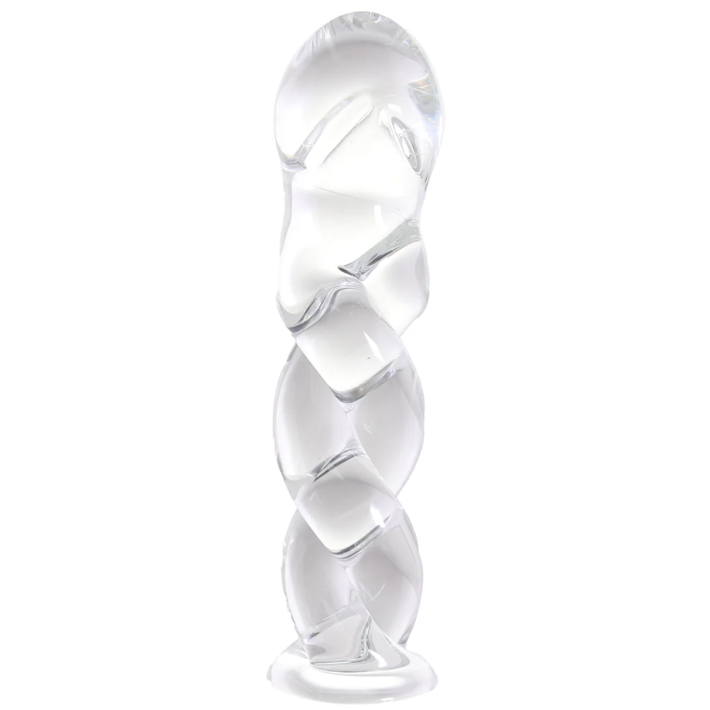 Clarity Seraphic Braid Glass Dildo - Image 5