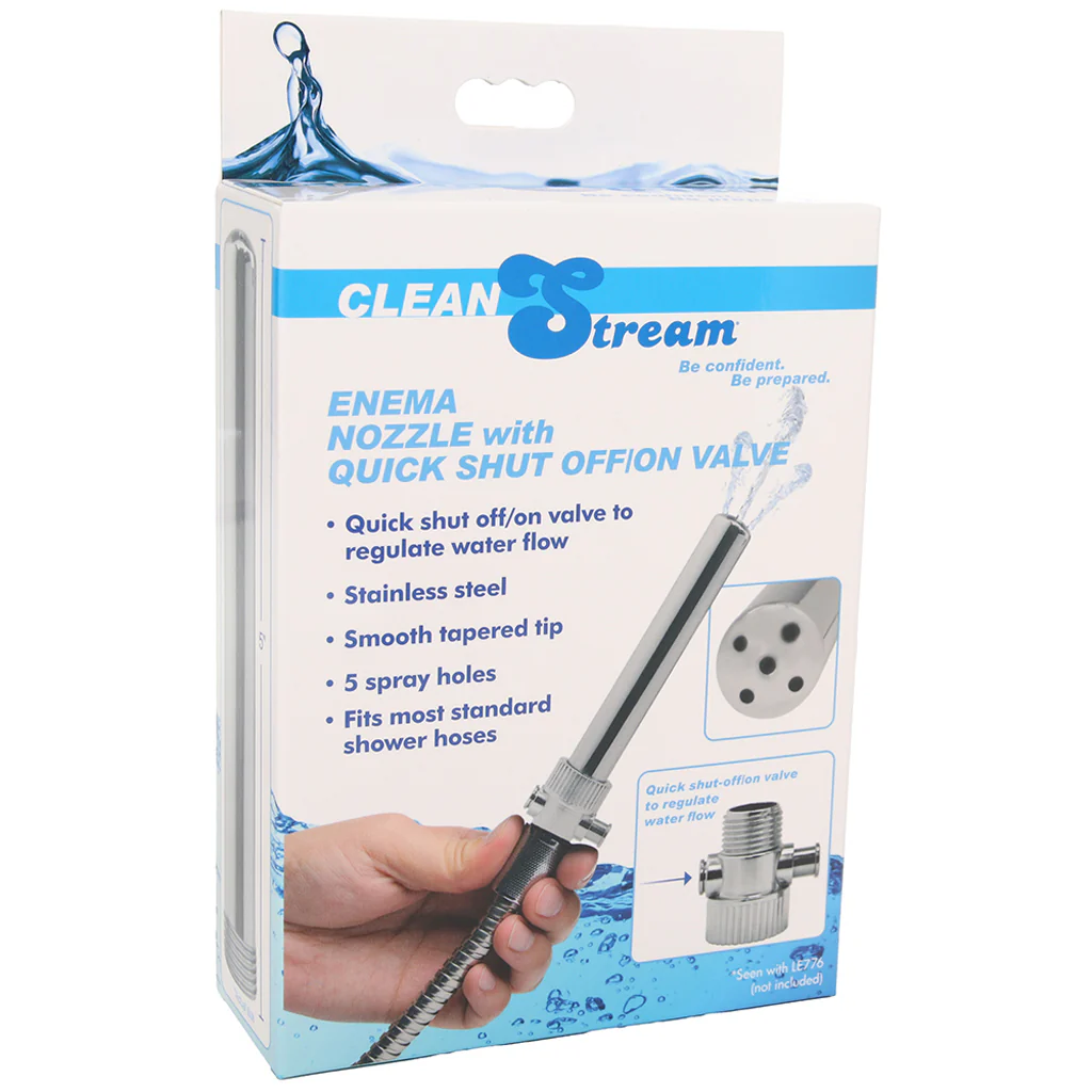Clean Stream Enema Nozzle with Easy-Push Valve - Image 6