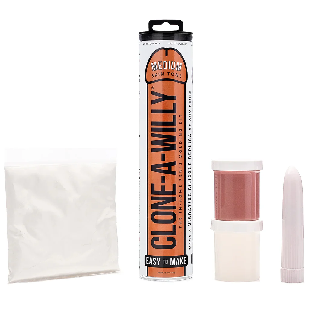 Clone-A-Willy Vibrator Kit in Medium Skin Tone - Image 3