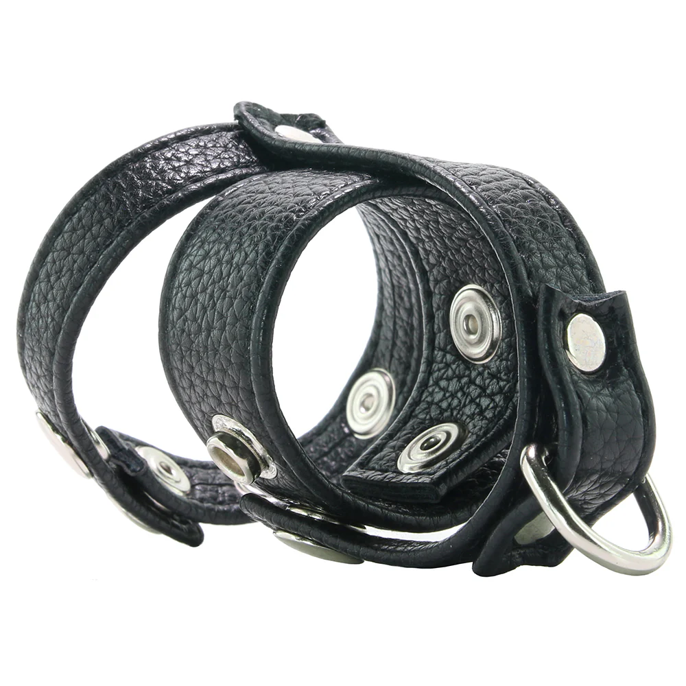 Blue Line Cock Ring with 1 Inch Ball Stretcher