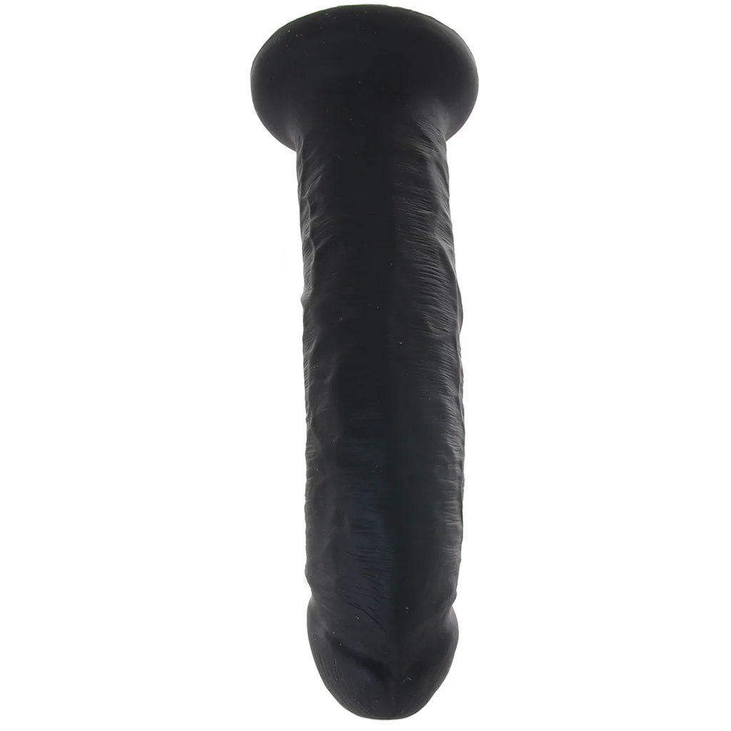Colours Pleasures 7 Inch Girth Dildo in Black - Image 3