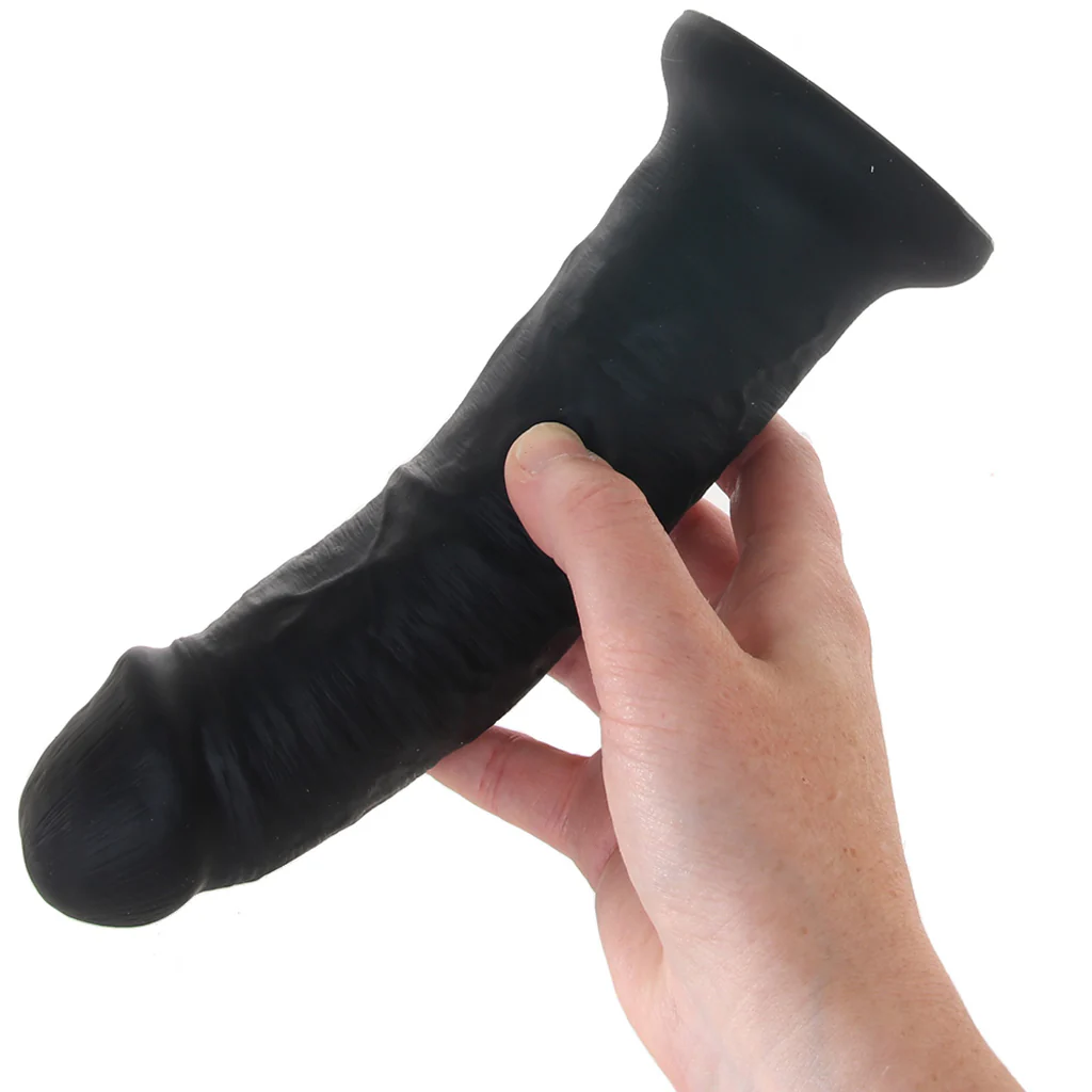 Colours Pleasures 7 Inch Girth Dildo in Black - Image 4