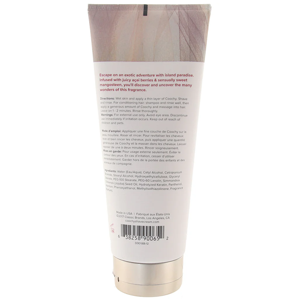 Coochy Shave Cream 12.5oz/370ml in Island Paradise - Image 6