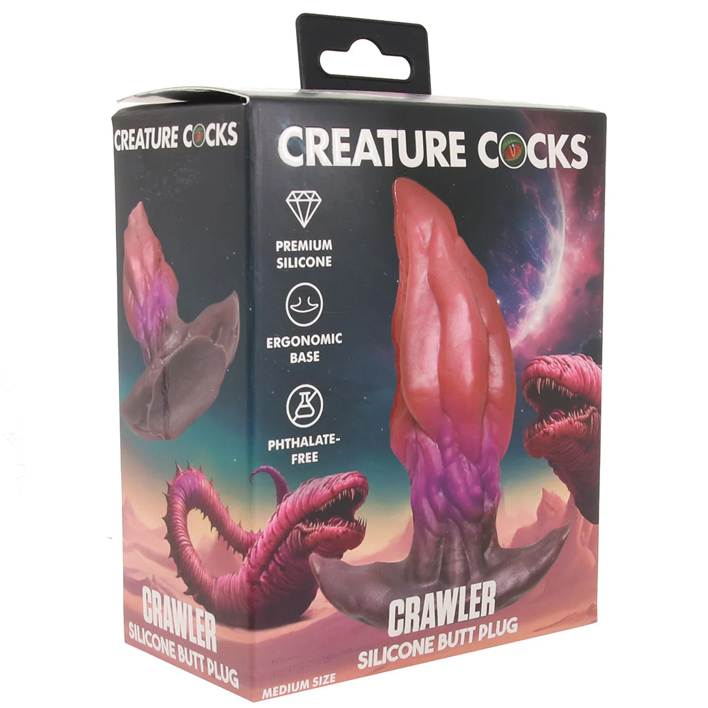 Creature Cocks Crawler Silicone Butt Plug in Medium - Image 9