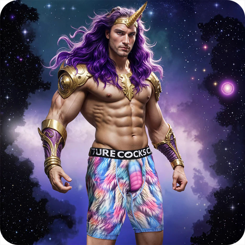 Creature Cocks Mystique Unicorn Boxer Shorts - Image 8