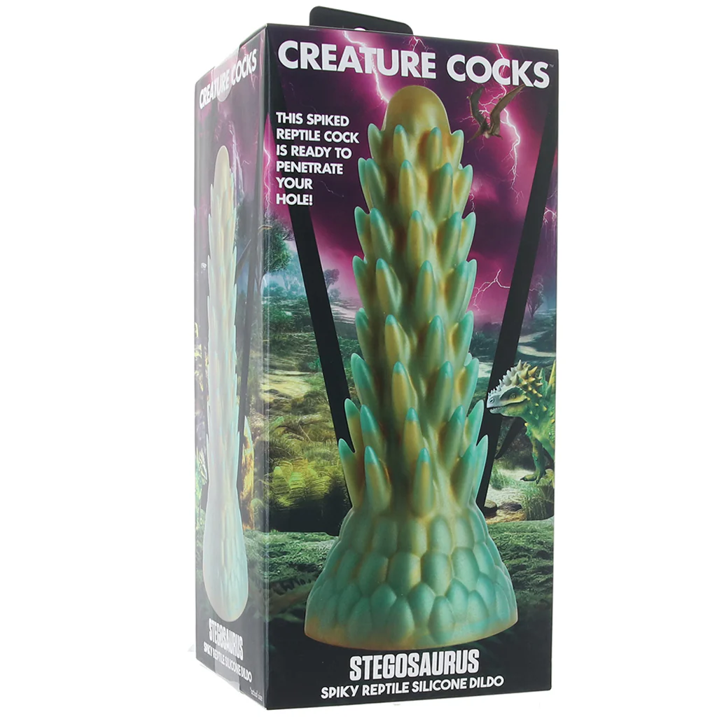 Creature Cocks Stegosaurus Spiky Reptile Dildo - Image 6
