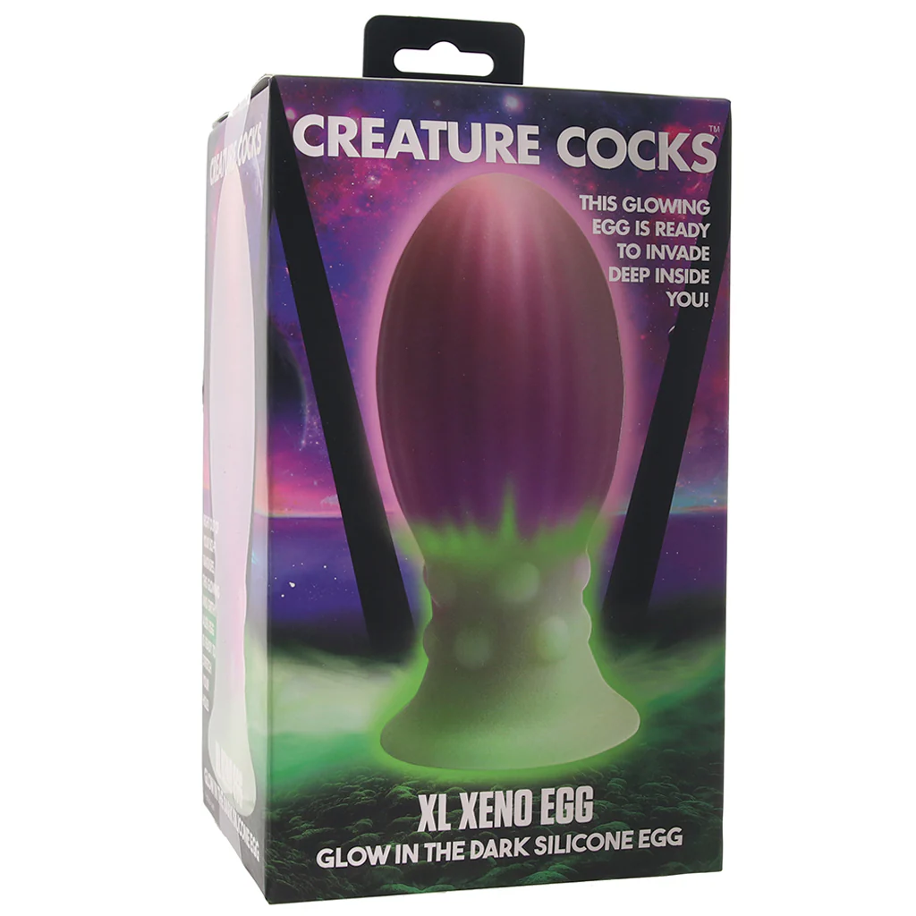 Creature Cocks XL Xeno Glowing Silicone Egg - Image 6