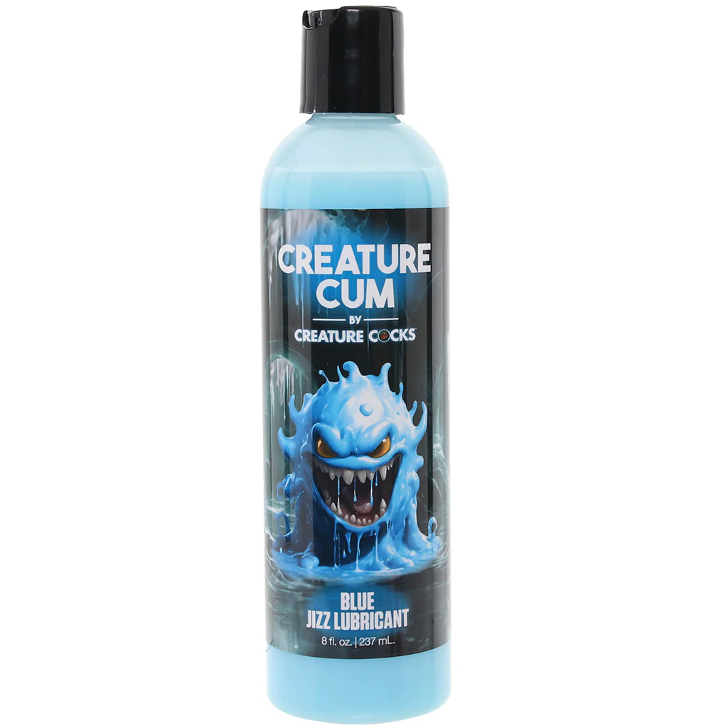 Creature Cum Water-Based Blue Lube in 8oz/237ml