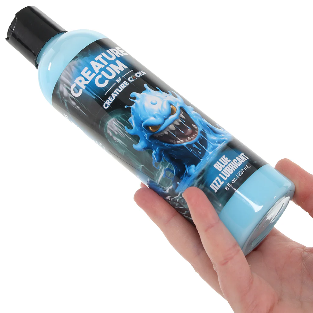 Creature Cum Water-Based Blue Lube in 8oz/237ml - Image 8