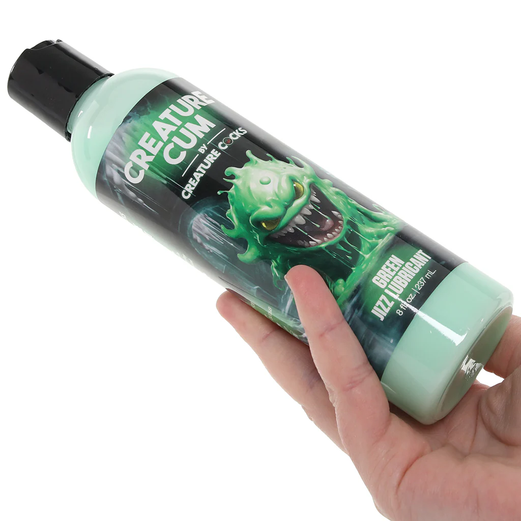 Creature Cum Water-Based Green Lube in 8oz/237ml - Image 8
