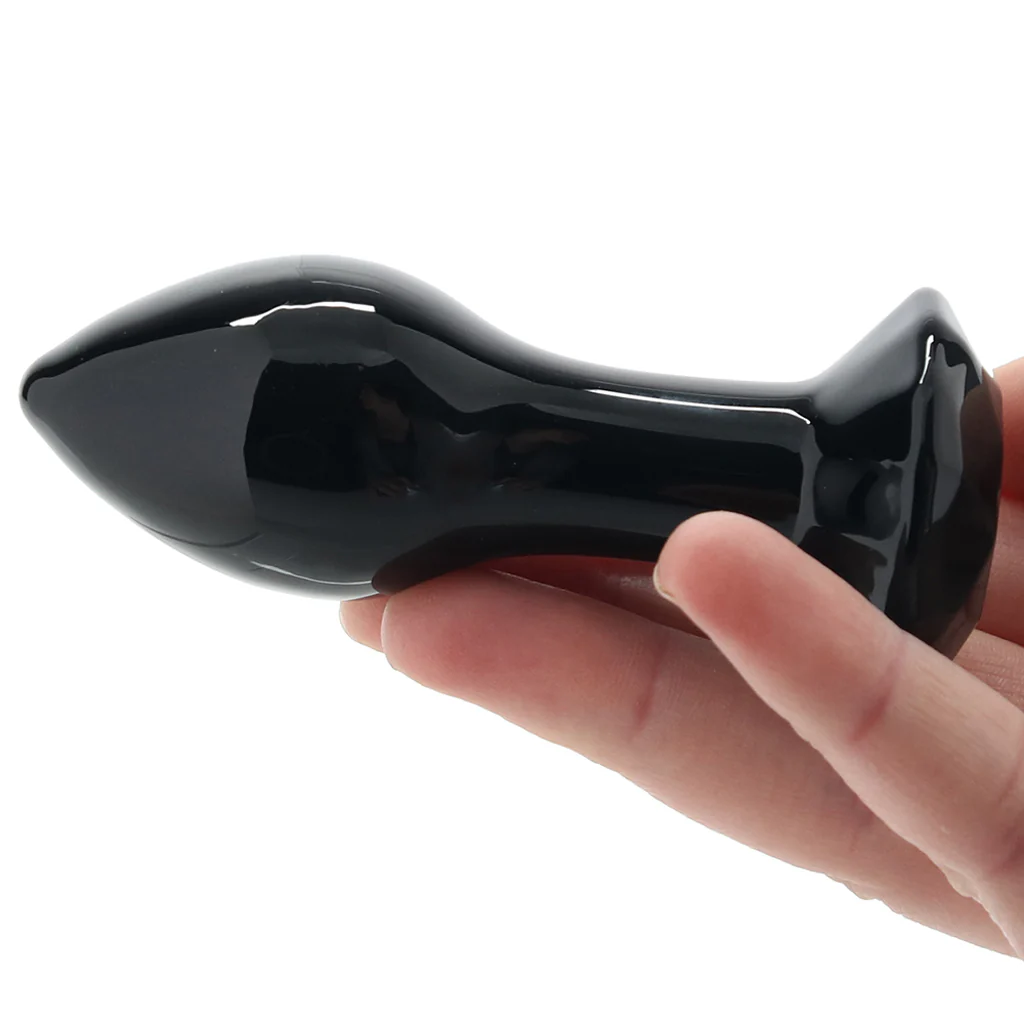 Crystal Glass Gem Plug in Black - Image 4