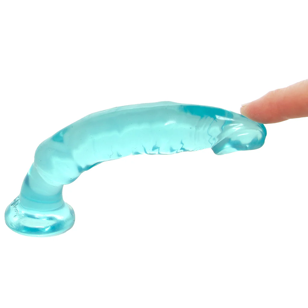 Crystal Jellies Anal Starter Dildo in Teal - Image 6