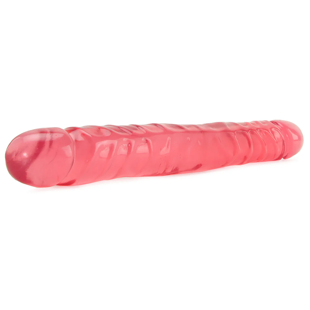 Crystal Jellies 12 Inch Double Dildo in Pink - Image 5