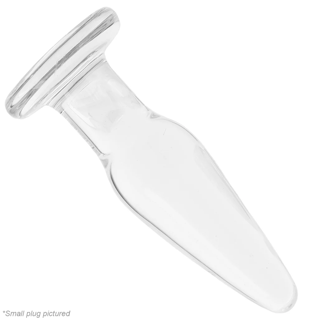 Crystal Premium Glass Tapered Anal Trainer Kit in Clear - Image 2