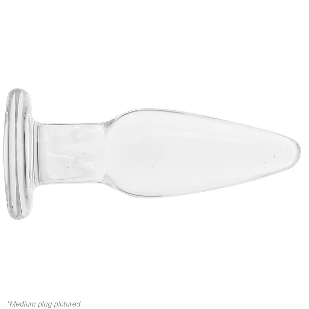 Crystal Premium Glass Tapered Anal Trainer Kit in Clear - Image 3