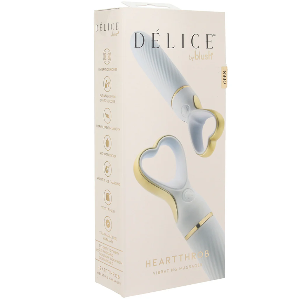 Délice Heart Throb Bullet Vibe in Something Blue - Image 6