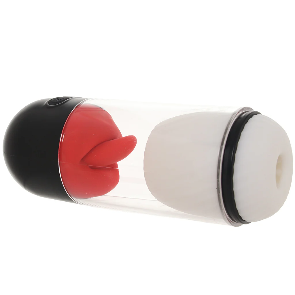 Delite Realistic Masturbator with Tongue Action