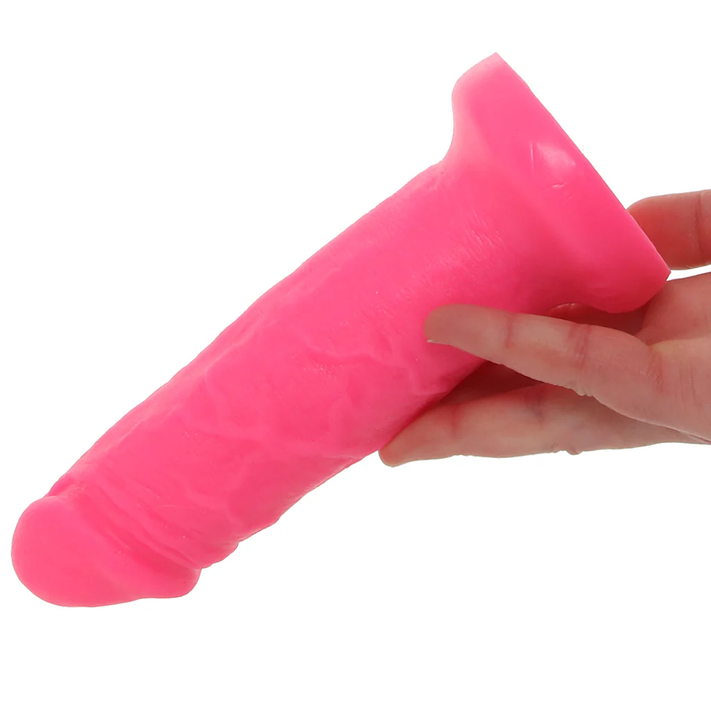 Dillio 6 Inch Chub Dildo in Hot Pink - Image 4
