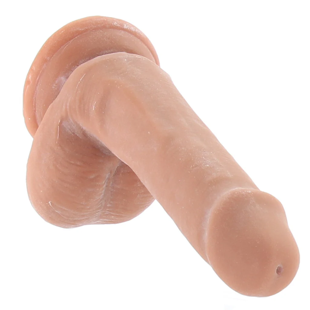 Dr. Skin Plus 6 Inch Posable Dildo in Mocha - Image 2