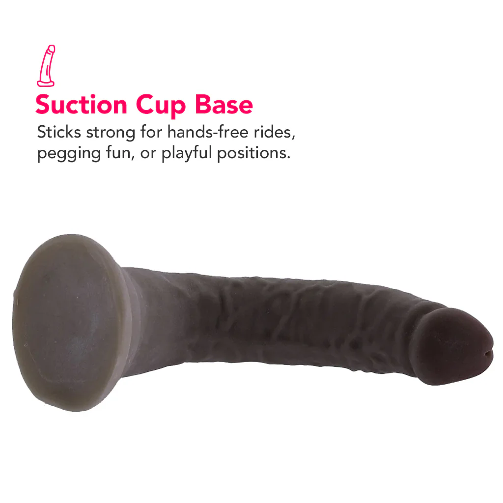 Dr. Skin Plus 9 Inch Posable Dildo in Black - Image 5
