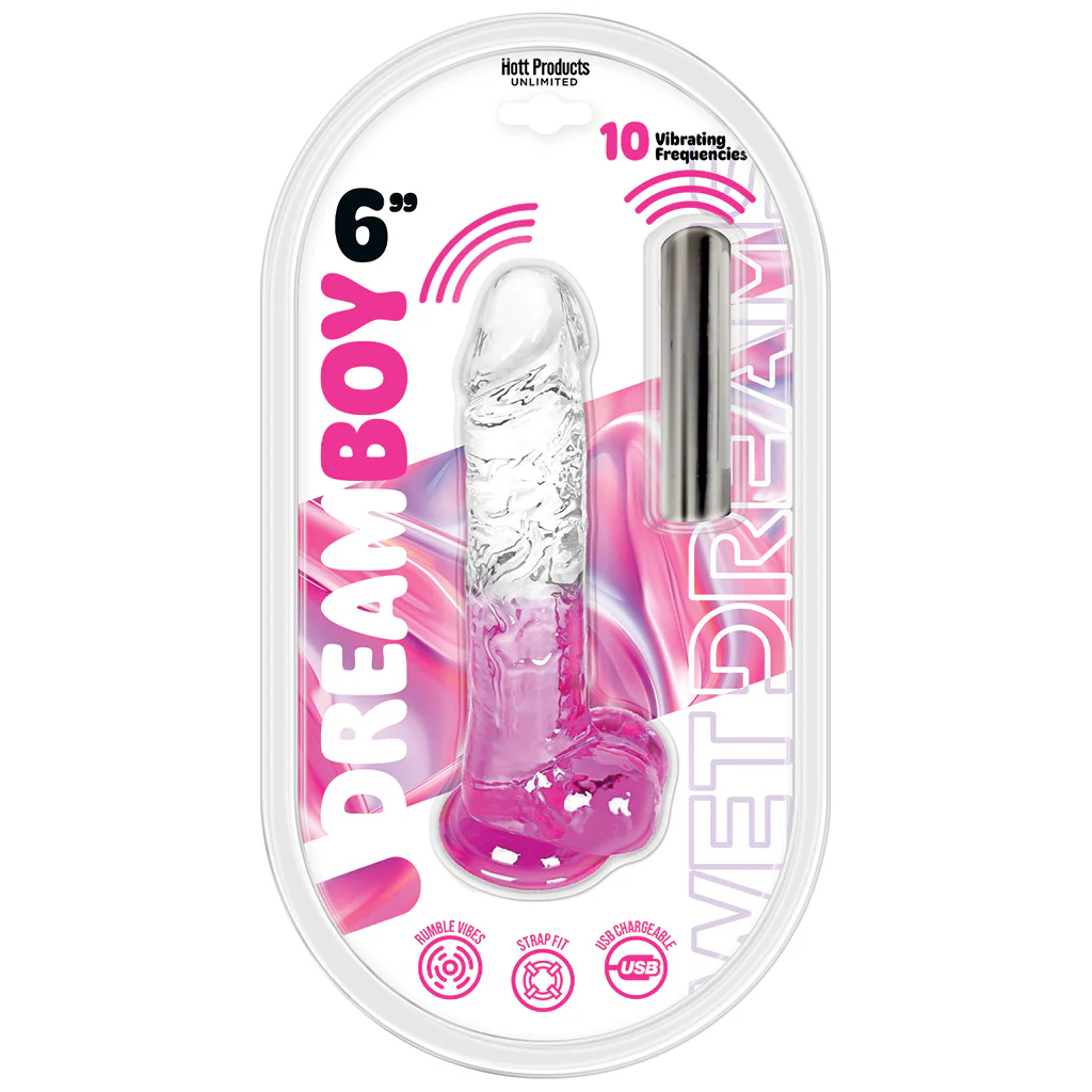 Dream Boy 6 Inch Rechargeable Vibrating Dildo - Image 9