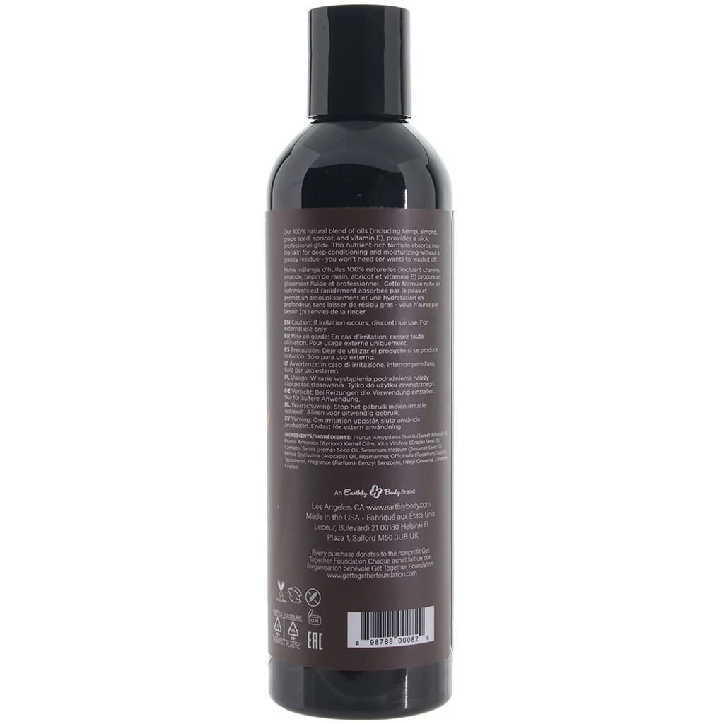 Hemp Seed Massage Oil 8oz/236ml in Dreamsicle - Image 6