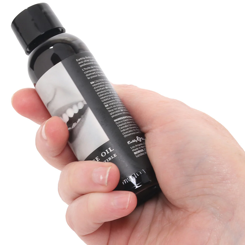 Edible Massage Oil 2oz/60ml in Strawberry - Image 4