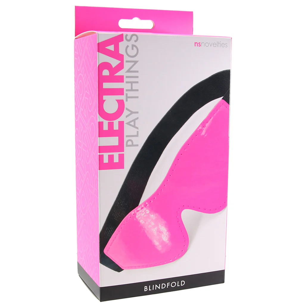 Electra Play Things Blindfold in Neon Pink - Image 6