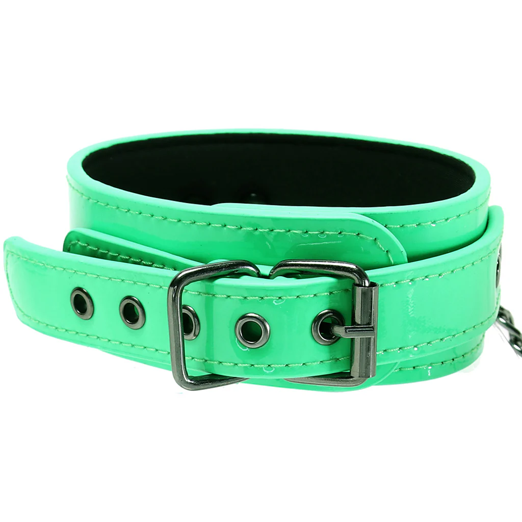 Electra Play Things Collar & Leash in Neon Green - Image 4