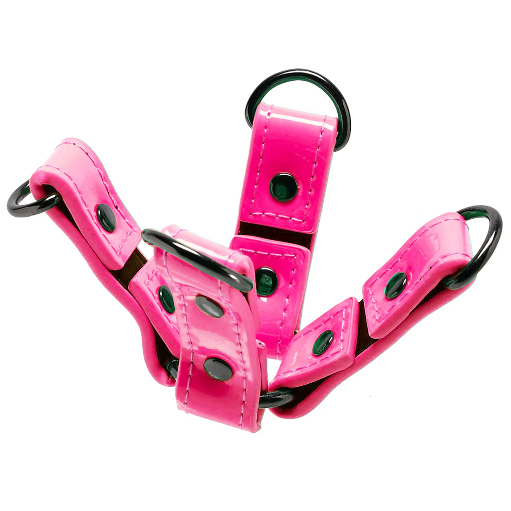 Electra Play Things Hog Tie in Neon Pink - Image 3