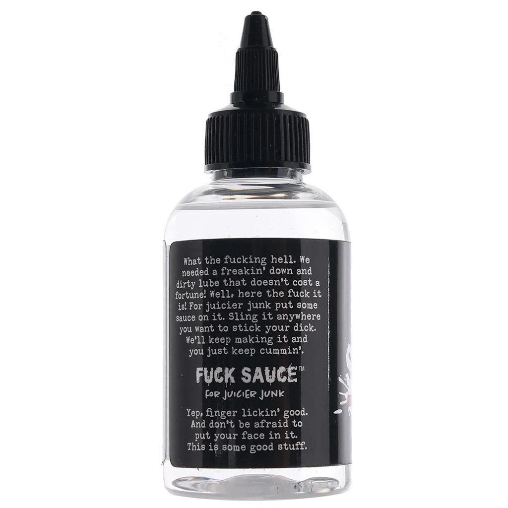 F**k Sauce Splatter Matters Unscented Hybrid Lube in 4oz - Image 3