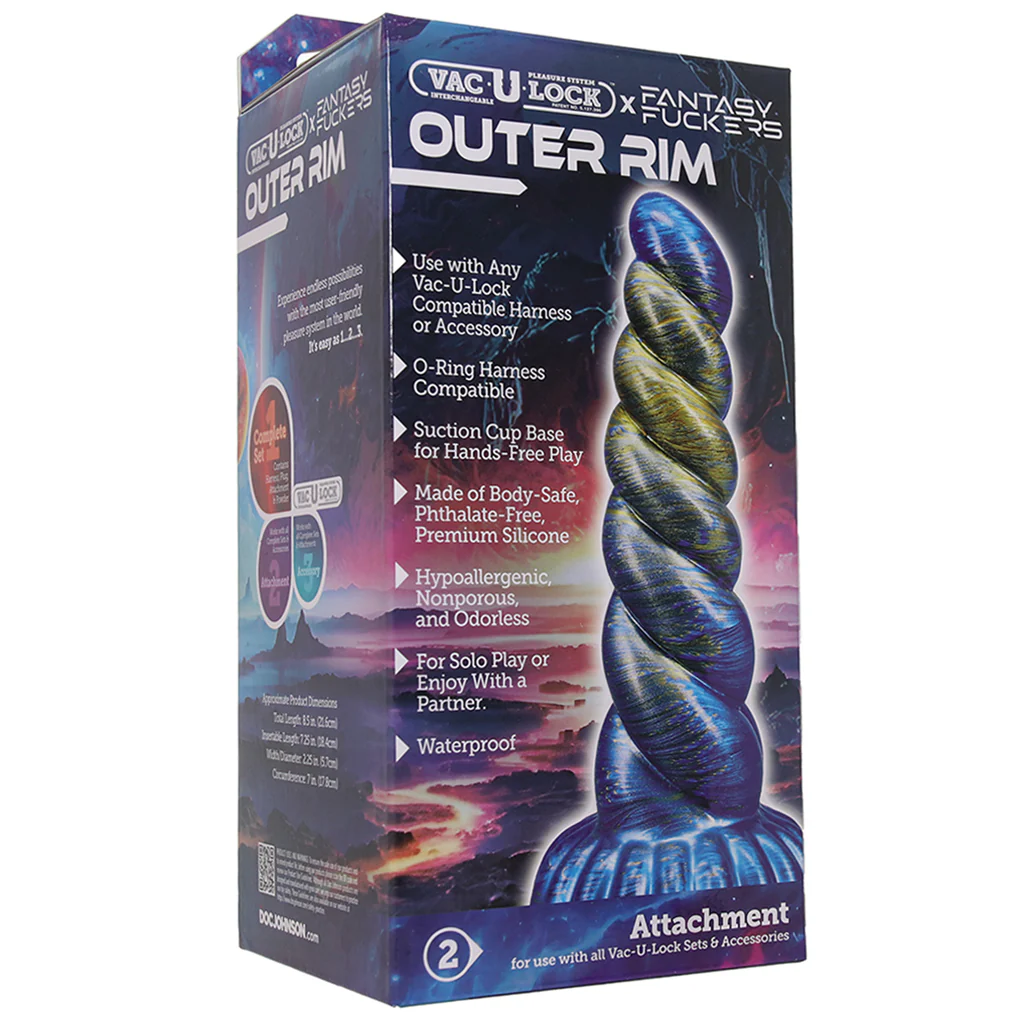 Fantasy F*ckers Outer Rim Vac-U-Lock Dildo - Image 9