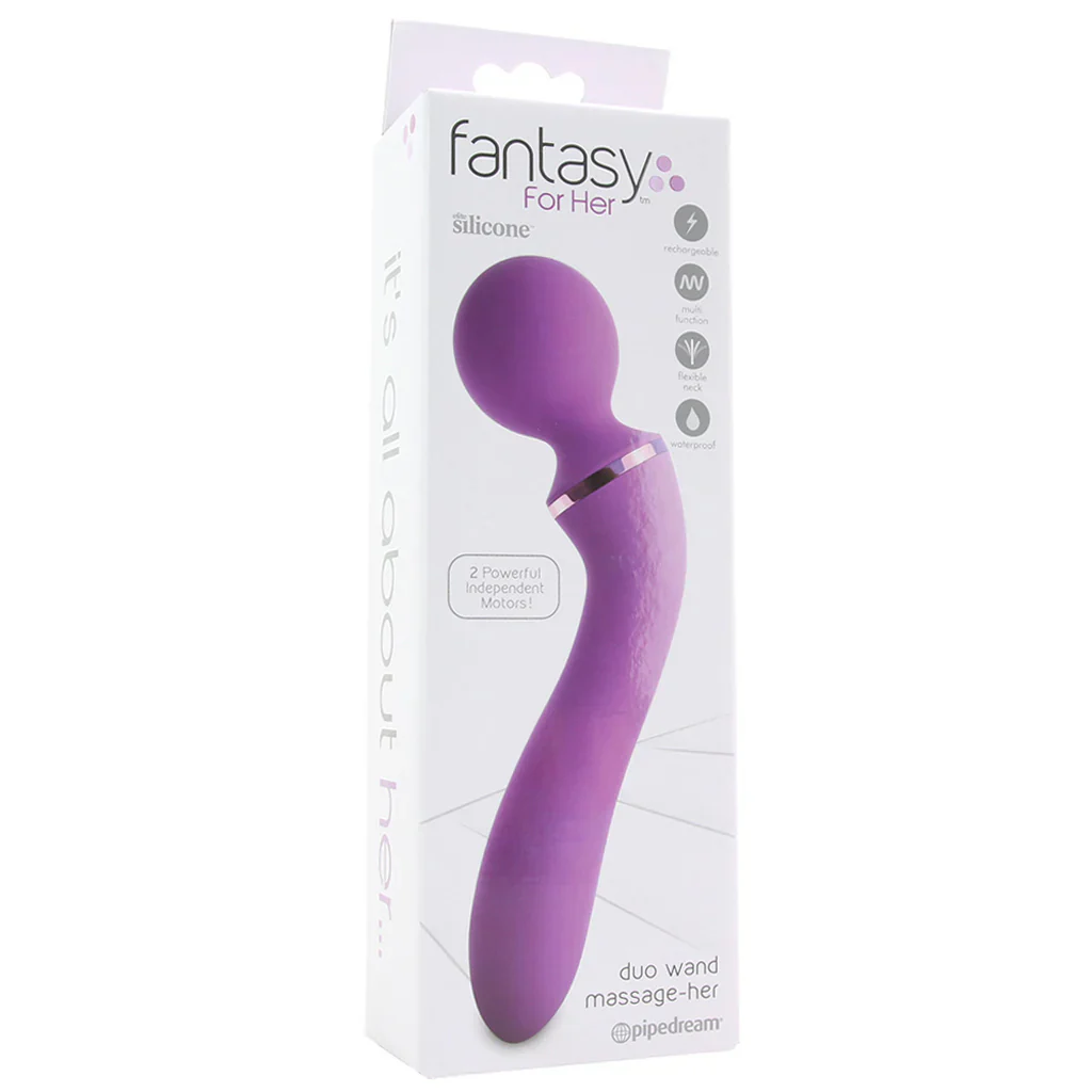 Fantasy For Her Duo Wand Massage-Her in Purple - Image 9