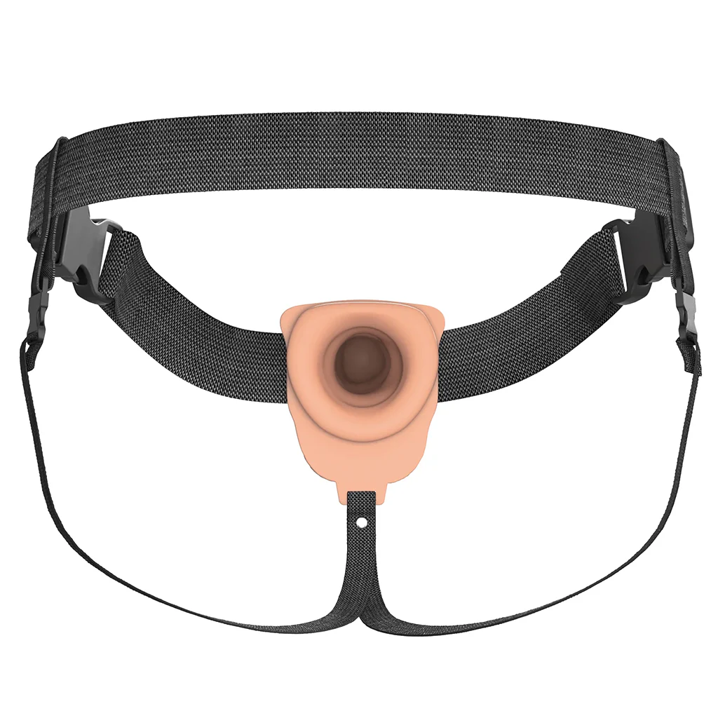 Fantasy X-tensions 7 Inch Hollow Strap-On Vibe in Light - Image 5