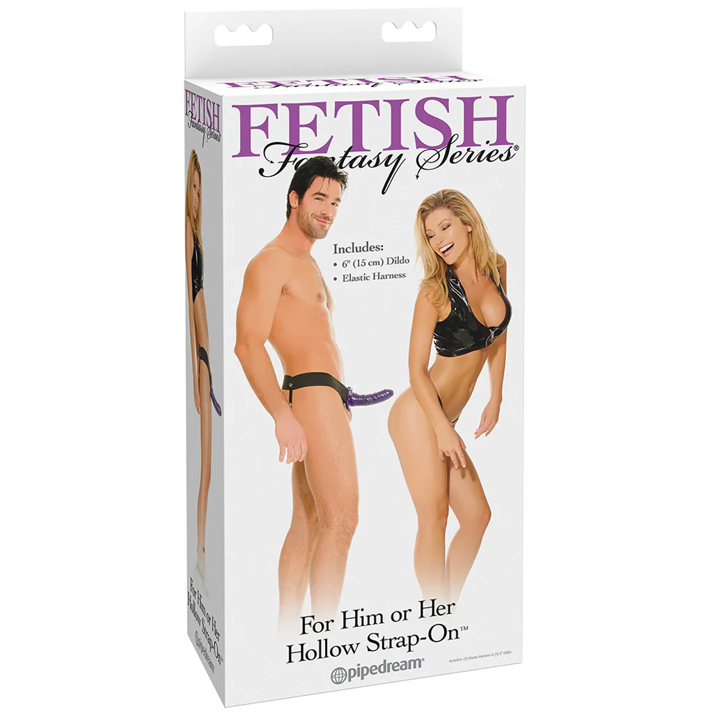 Fetish Fantasy Hollow Strap-On in Purple - Image 6