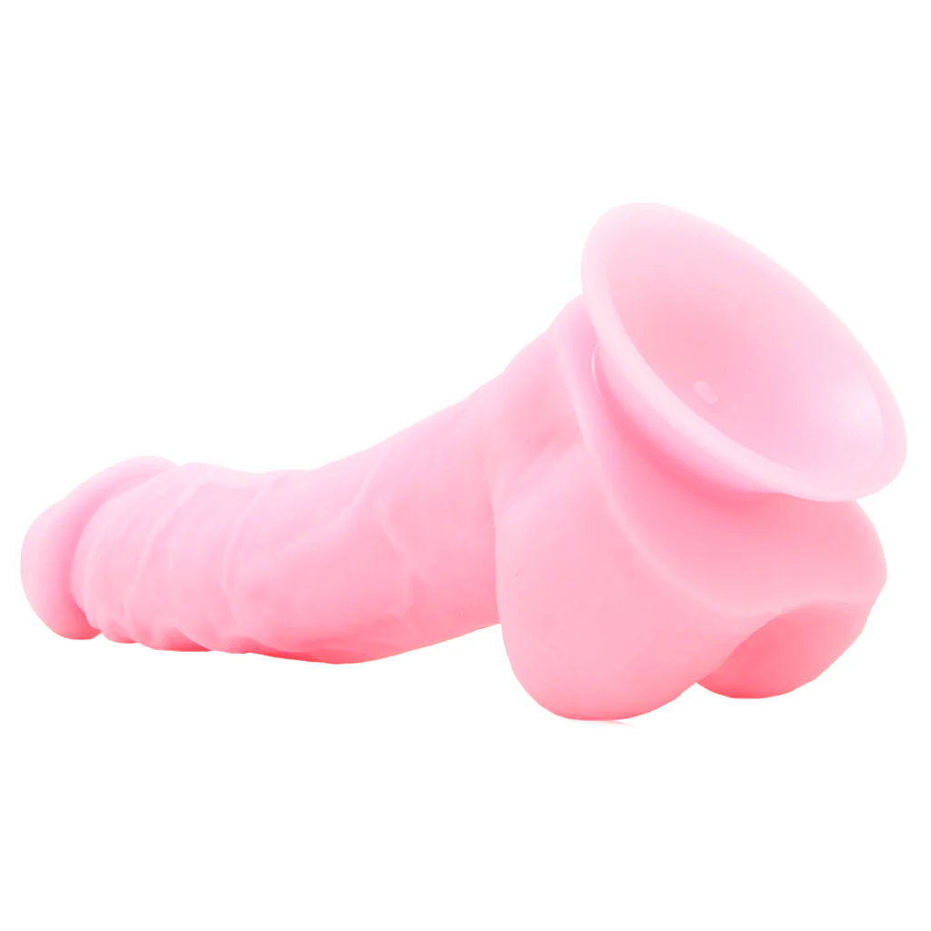 Firefly 5 Inch Pleasures Firm Silicone Dildo in Pink - Image 5