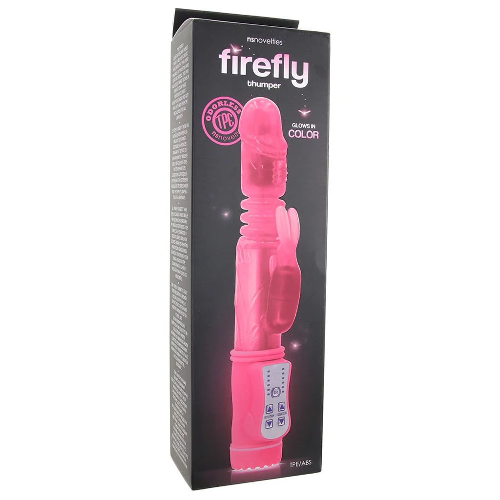 Firefly Thumper Glow in the Dark Rabbit Vibe in Pink - Image 6