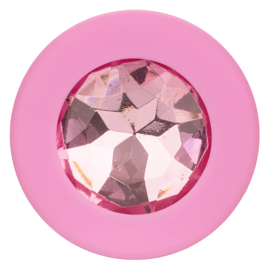 First Time Crystal Booty Anal Plug Set in Pink - Image 8