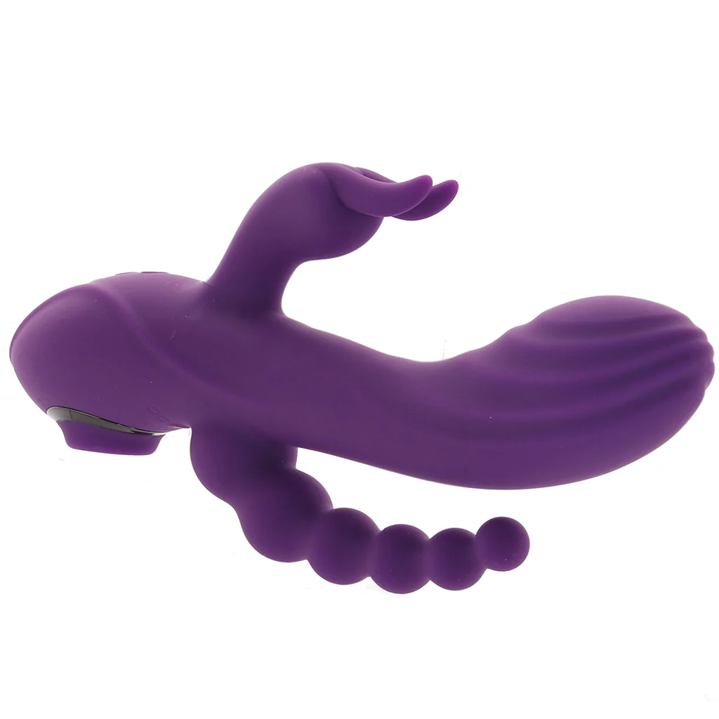 Fourgasm Triple Stimulator Sucking Rabbit Vibe - Image 2