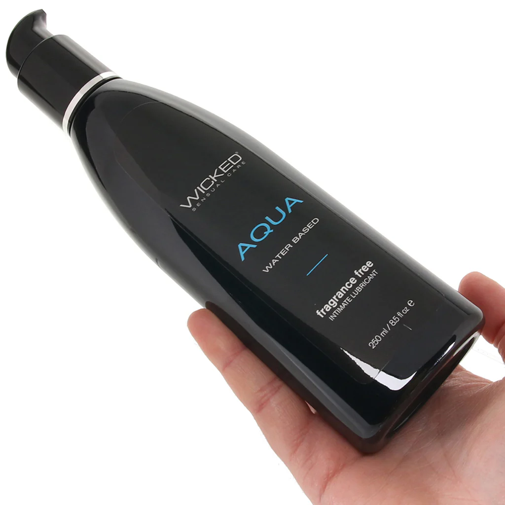 Aqua Fragrance Free Water Based Lube in 8.5oz/250ml - Image 4