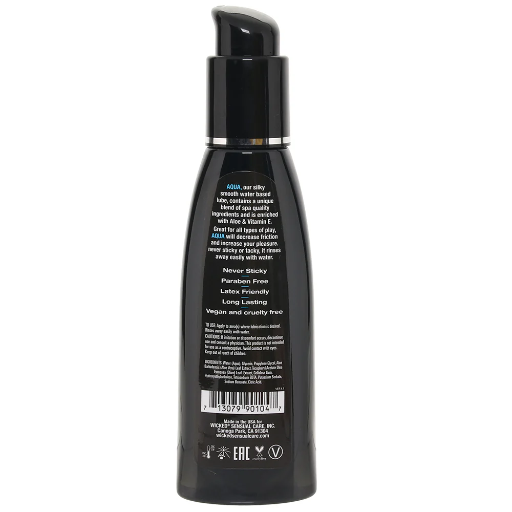Aqua Fragrance Free Water Based Lube 4oz/120ml - Image 6