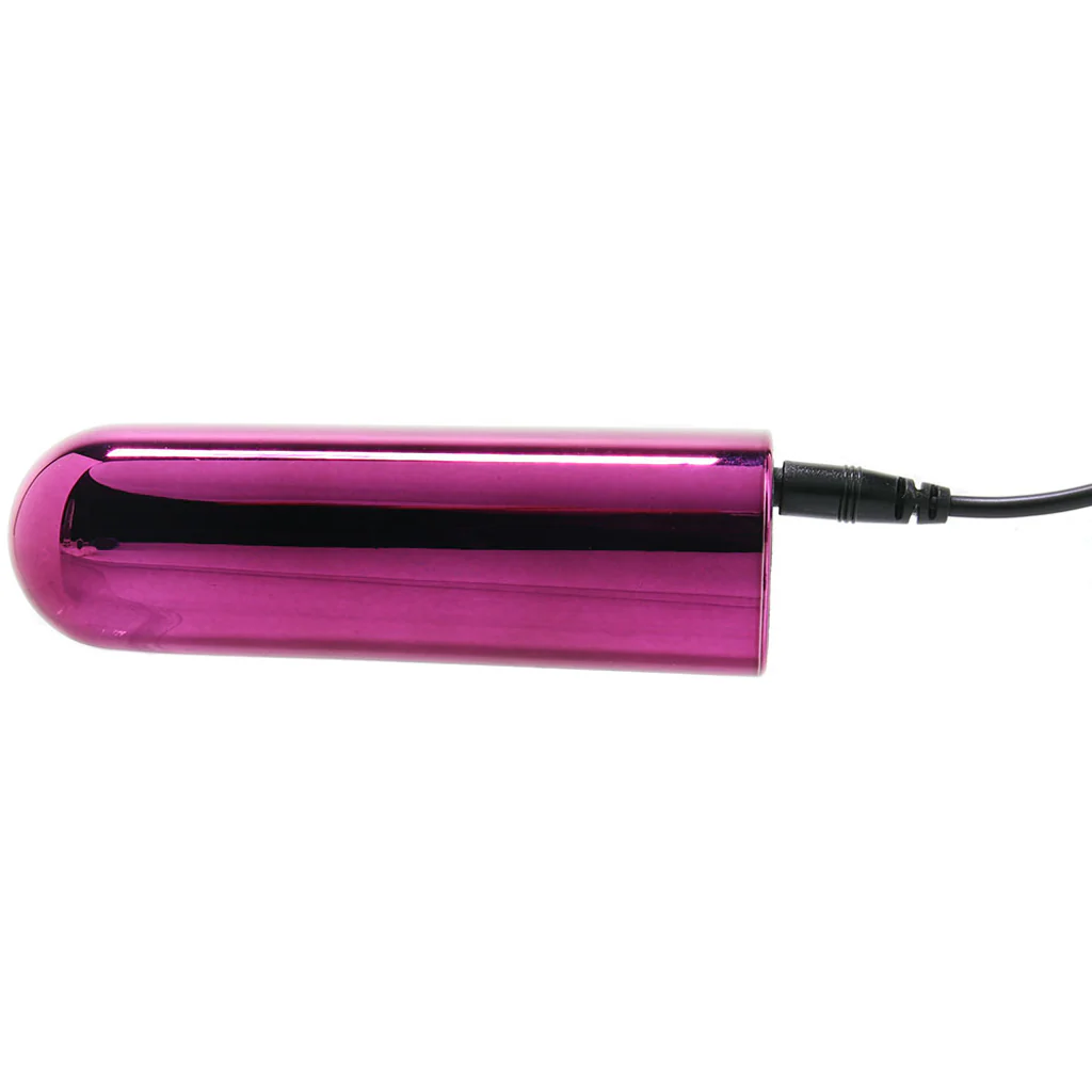 Glam Rechargeable Bullet Vibrator in Pink - Image 3