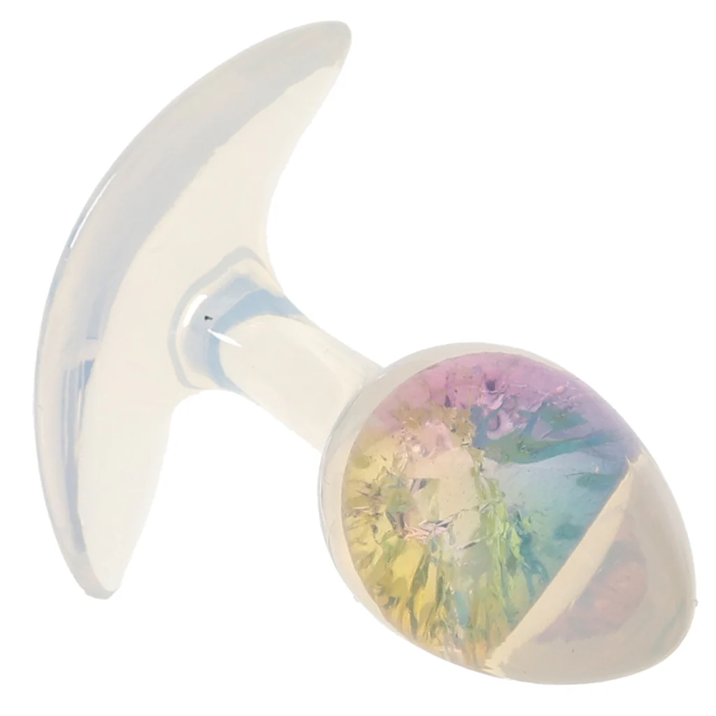 Glams Cosmic Rainbow Butt Plug in Small - Image 2